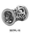 Hollow Circles Plugs and Tunnels SSTPL-15